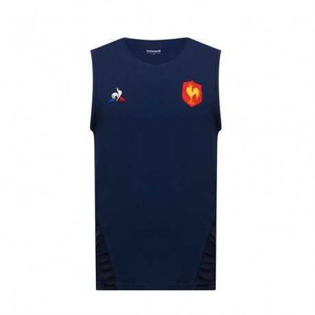2018 France Men’s Rugby Training Singlet | Water-Repellent, Official Team Gear