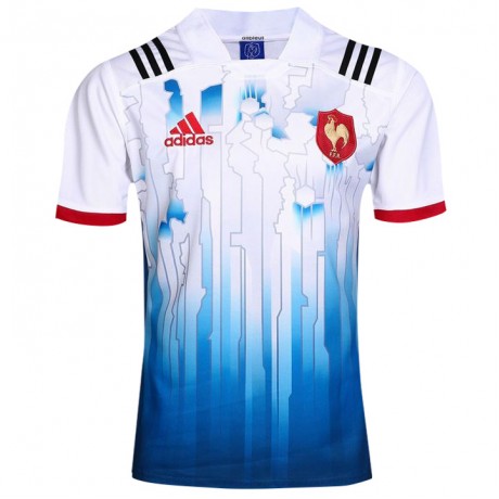 2017 Men's France Home Rugby Jersey | Official Adidas Rugby Gear