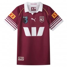 Harvey Norman QLD Maroons Kids Home Rugby Jersey 2025