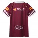 Harvey Norman QLD Maroons Kids Home Rugby Jersey 2025 – Official Queensland Jersey with dryCELL Technology