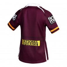 Brisbane Broncos 2026 Youth Home Jersey back view