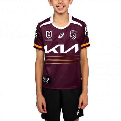 ASICS Brisbane Broncos 2026 NRL Home Jersey Youth