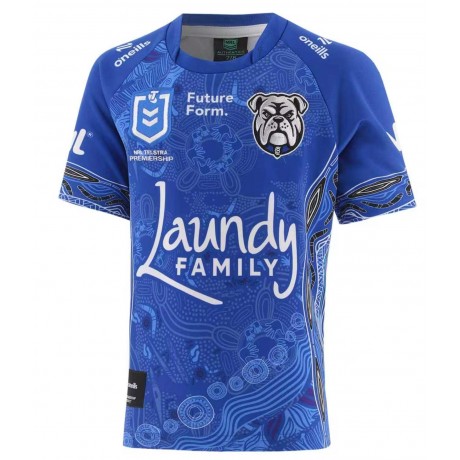2026 O'Neill's Bulldogs Men's NRL Indigenous Replica Rugby Jersey