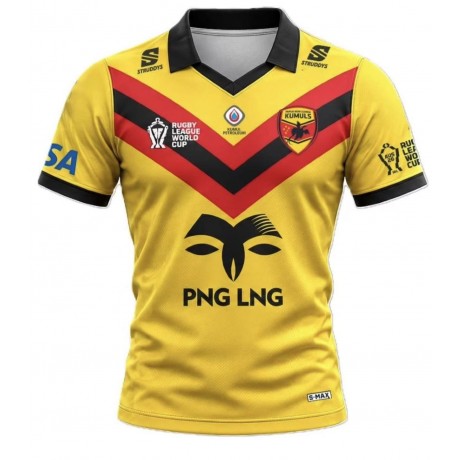 Papua New Guinea Kumuls 2026 Men's Rugby League World Cup Home Jersey