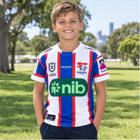Newcastle Knights 2026 Kids Away Jersey