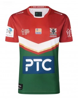 Lebanon Cedars 2026 Men's Rugby League World Cup Home Jersey