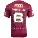 Maillot Queensland Maroons 2017 JT Farewell avec drapeaux autochtones et du Queensland