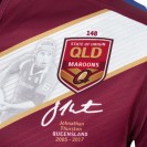 Maillot Queensland Maroons 2017 JT Farewell avec drapeaux autochtones et du Queensland