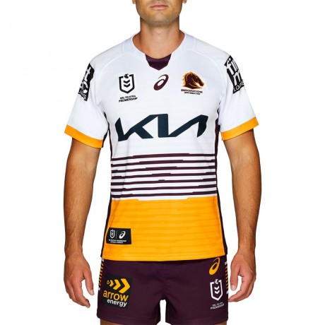 Brisbane Broncos Men's Away Rugby Jersey 2022 | Official NRL Replica