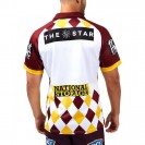 Maillot Rugby Homme Héritage Brisbane Broncos 2024 – Style Rétro & Éco-Responsable