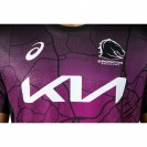 Tee-shirt entraînement 2024 Brisbane Broncos – Officiel Homme