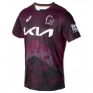 Brisbane Broncos 2024 Training Tee | Official ASICS Rugby Shirt