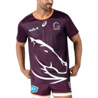 T-shirt d’Entraînement Rugby Brisbane Broncos Homme 2024