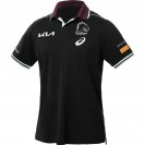 Polo noir 2025 Brisbane Broncos – Officiel entraînement Homme