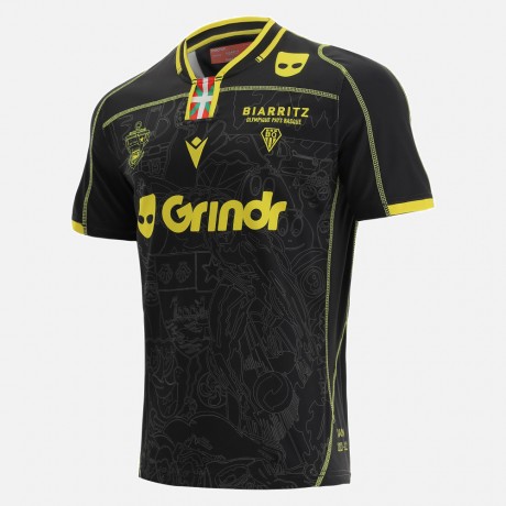  Biarritz Olympique Away Rugby Jersey 2021-22 | Official Macron Rugby Shirt