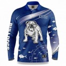 NRL Bulldogs Men's Fishing Shirt 2022 | Official Rugby Sportswear