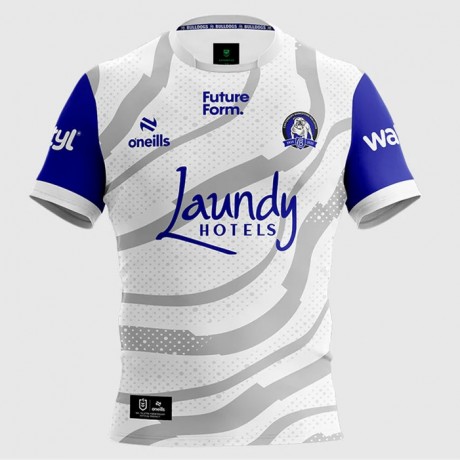 Bulldogs 2025 White Training Jersey | Official Replica for Men