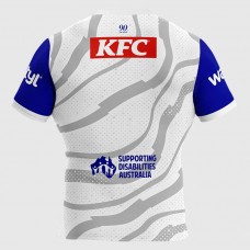 Canterbury-Bankstown Bulldogs Mens White Training Rugby Jersey 2025