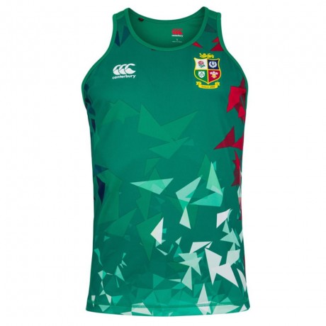 British & Irish Lions 2021 Rugby Singlet – Official Green Training Gear