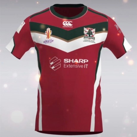 Cedars Rugby Away Jersey RLWC 2021 – Show Your Lebanese Pride