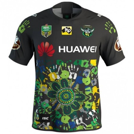 Canberra Raiders Indigenous Jersey 2018 | Men's NRL Tribute Kit