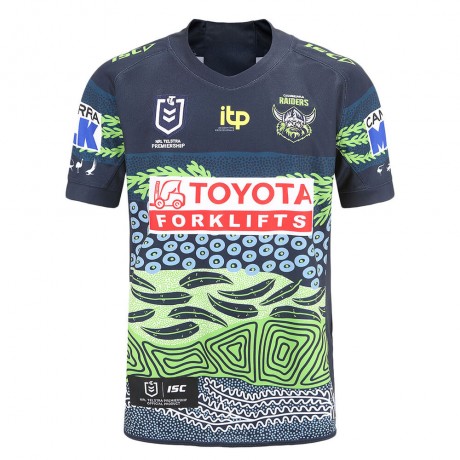 Canberra Raiders Indigenous Jersey 2022 – Official NRL Design & Fit