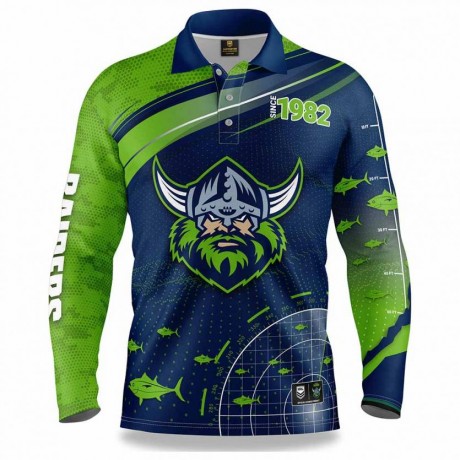  Canberra Raiders Fishfinder Shirt 2022 – NRL Fishing Top for Men
