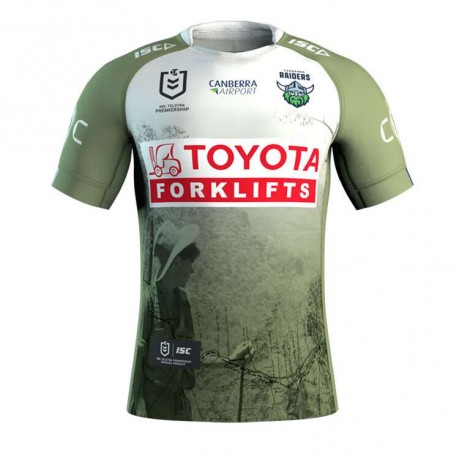 Canberra Raiders ANZAC Jersey 2025 – Rugby Tribute to Kokoda