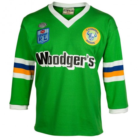 Canberra Raiders Retro Jersey 1989 – Official Vintage Rugby Shirt