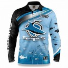 Maillot Rugby Pêche Cronulla Sharks 2022 – Édition Officielle NRL