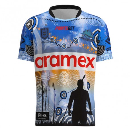 Cronulla Sharks Indigenous Jersey 2023 | Aboriginal Design Rugby Shirt