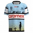 Maillot ANZAC Cronulla Sharks 2023 – Edition Officielle NRL