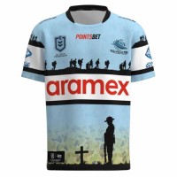 Maillot de Rugby Cronulla Sharks ANZAC 2023 pour Homme