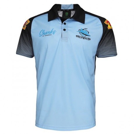 Cronulla Sharks Training Polo 2021 – Official Lightweight Rugby Shirt