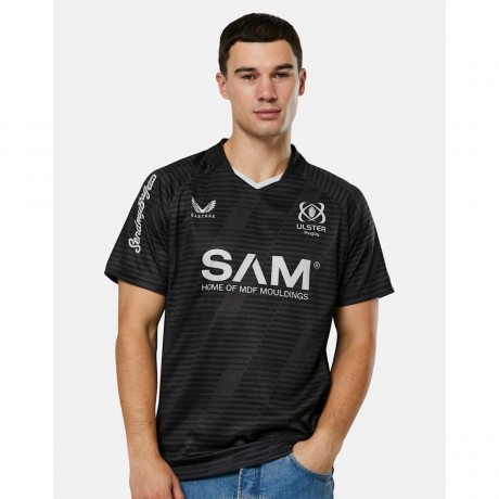 Castore Ulster Rugby Away Shirt 2025 – Black Fan Jersey for Men