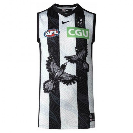 Collingwood Magpies 2021 Men's Indigenous Guernsey