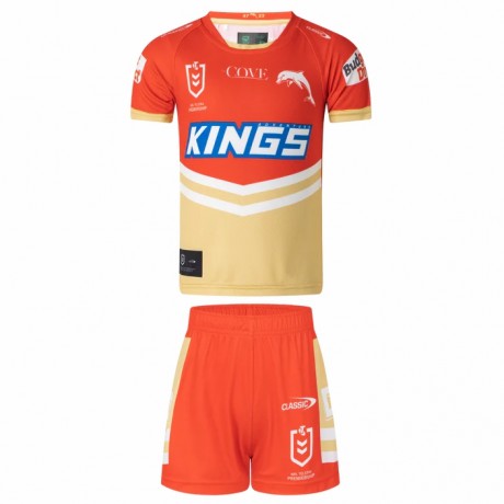 Dolphins Kids Home Rugby Kit 2023 - Official Kids Rugby Kit Set