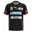 Dolphins Black Training Rugby Jersey 2023 – Official NRL Kit
