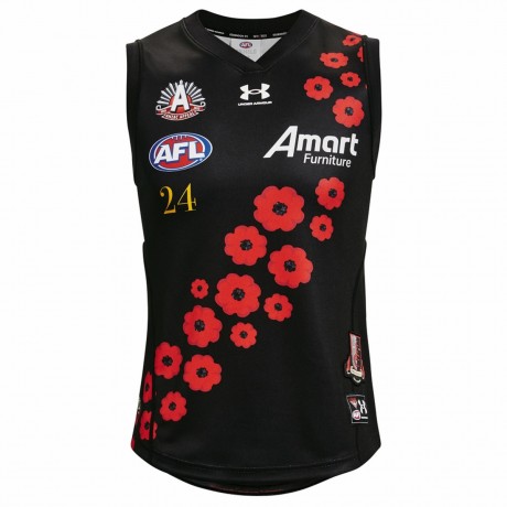 Essendon Bombers 2022 Men's ANZAC Guernsey