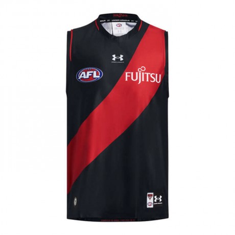Essendon Bomber 2024 Mens Home Guernsey – Lightweight, Moisture-Wicking Jersey