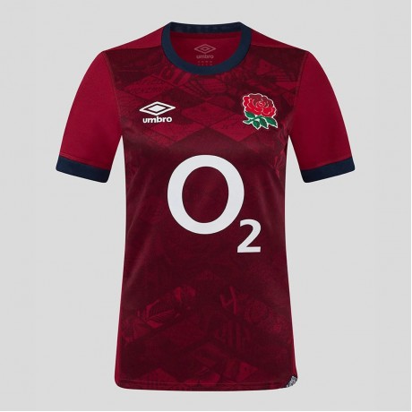 England Alternate Rugby Jersey 2024 – Bold Stripes & Crest