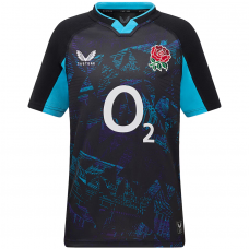 2025/26 England Rugby Men's Alternate Jersey – Black Replica Shirt