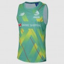 Fiji Drua Men's Green Training Rugby Singlet 2025 – Lightweight & Durable