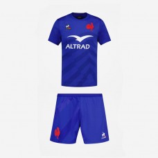 France Kids Home Rugby Kit 2022-23