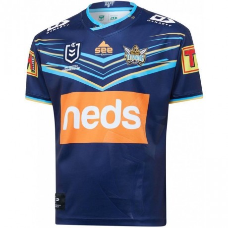 Gold Coast Titans 2020 Men's Home Jersey – Durable & Breathable