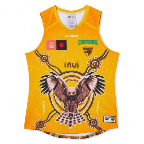 Hawthorn Hawks 2023 Indigenous AFLW Guernsey – Official Season 8 Jersey