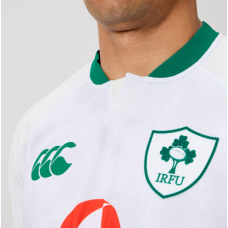 Close-up of 2025/26 IRFU Ireland Rugby Men's Away Kit