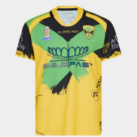 Jamaica Rugby Jersey 2021-22 – RLWC Men's Home Shirt