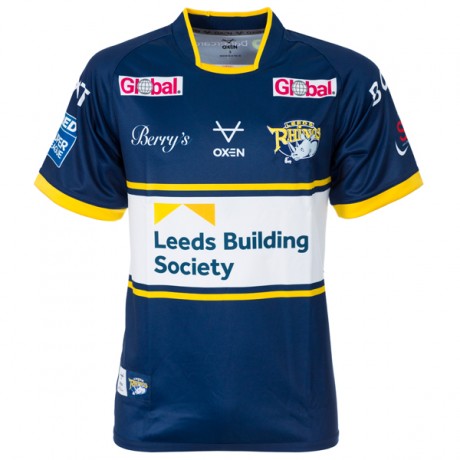 Leeds Rhinos Men's Home Rugby Jersey 2023 – Official Lightweight Rugby Shirt