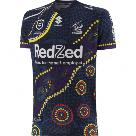 2025 Melbourne Storm Indigenous Rugby Shirt - Special Edition